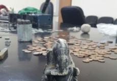 القطع الأثرية المضبوطة بأريحا