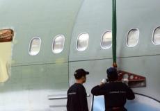 الطائرة طليت بألوان شركة إيران للطيران " أرشيفية "