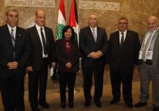 أعضاء السفارة الفلسطينية في لبنان - أرشيف