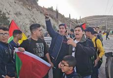 مسيرات حاشدة وغاضبة في سيلة الظهر جنوب جنين مسقط رأس الشهيد أبو دياك