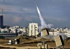 القبة الحديدية الاسرائيلية قرب قطاع غزة