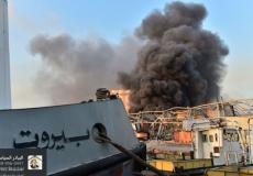 الانفجار  الذي هز مرفأ العاصمة بيروت