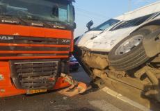 إصابة مواطن إثر تعرضه لحادث طرق في برطعة