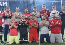 جامعة الإسراء تحيي يوم الأسير الفلسطيني بمباراة كروية مع صحفيي غزة