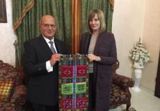 الخضري يلتقي سفيرة النرويج