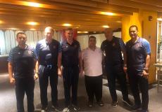 النادي الأهلي المصري يستقبل عبد السلام هنية على هامش مباراة وفاق سطيف الجزائري في دوري أبطال افريقيا