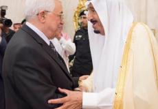 الرئيس محمود عباس والملك سلمان بن عبد العزيز