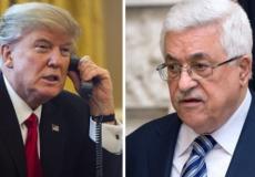ترامب هاتف الرئيس عباس الجمعة الماضية