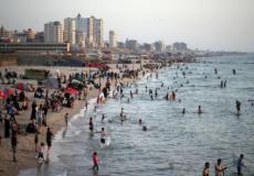 شاطئ بحر غزة