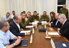 اجتماع نتنياهو أمس لتقييم الوضع في غزة