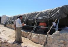 بيوت الفلسطينيين في جنوب جبل الخليل 