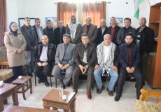 اجتماع مفوضية الاتحادات والنقابات العمالية في الهيئة القيادية لحركة فتح في غزة