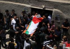 تشييع جثمان الشهيد أبو يعقوب في سلفيت