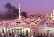 مكان التفجير بالقرب من الحرم النبوي 