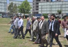 بلدية جباليا النزلة تشارك في فعاليات التضامن مع الأسرى