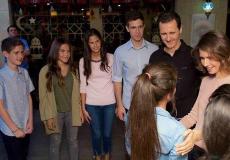 بشار الأسد وعائلته