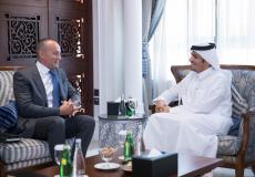  وزير خارجية قطر ونيكولاي ملادينوف يبحثان التطورات بغزة 