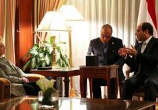 الرئيس المصري وهيلاري كلينتون