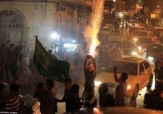 أفراح فلسطينية بعملية تل ابيب