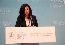 وزيرة الاقتصاد الوطني عبير عودة