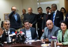 اعضاء من القائمة العربية المشتركة