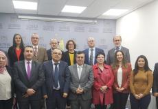 وزير الثقافة الفلسطيني عاطف أبو سيف يلتقي عددا من ممثلي السفارات المعتمدة لدى فلسطين