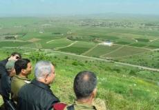رئيس الوزراء الإسرائيلي في الجولان