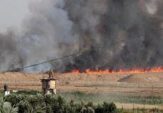 اندلاع حريق في ناحال عوز - ارشيف