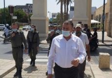 اقتحام مقبرة الإسعاف في يافا، أمس