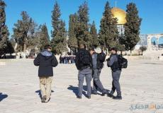 قوات الاحتلال الاسرائيلي في المسجد الاقصى