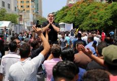 تظاهرة بغزة نصرة للمسجد الاقصى