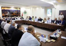 اجتماع الوفد المصري مع الفصائل في غزة -ارشيف-
