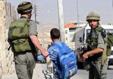 اعتقال طفل - فلسطين