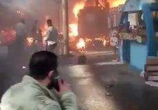  حريق محطة قطارات رمسيس في القاهرة