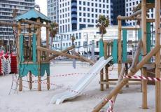 ملاهي أطفال في شواطئ يافا