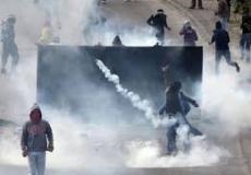 إصابات بالاختناق خلال مواجهات مع الاحتلال في مخيم جنين أرشيف