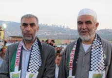 رئيس الحركة الإسلامية رائد صلاح ونائبه كمال خطيب