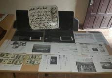 الادوات التي تم ضبطها