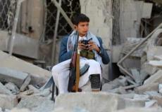 طفل جنده الحوثيين في صنعاء