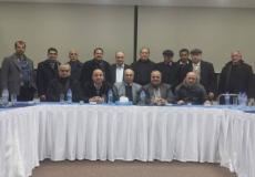 الشخصيات المستقلة مع ممثلي الرئيس بغزة