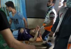 نقل مواطن مصاب - ارشيف