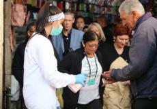 التجمع الوطني المسيحي يبدأ بـ حملة "وقاية من فيروس كورونا" في القدس