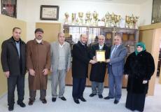 تربية الوسطى تستقبل وفداً من جامعة القدس المفتوحة بالوسطى