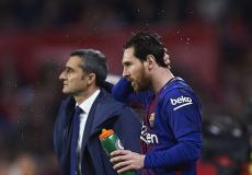 ليونيل ميسي وإرنستو فالفيردي 