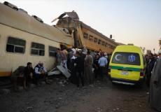 اصابات في حادث قطار انحرف عن مساره بمحافظة المنوفية شمال القاهرة