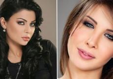 نانسي عجرم وهيفاء وهبي