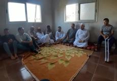 النائب الشرافي يتفقد جرحى مسيرات العودة