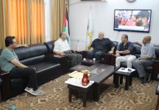 الدفاع المدني يستقبل وفد من بلدية غزة لمناقشة خطة فصل الشتاء