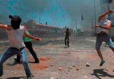 مواجهات مع قوات الاحتلال  -أرشيفية-