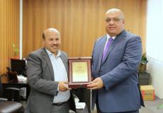 نائب محافظ سلطة النقد يستقبل وفد من مجلس مهنة تدقيق الحسابات 